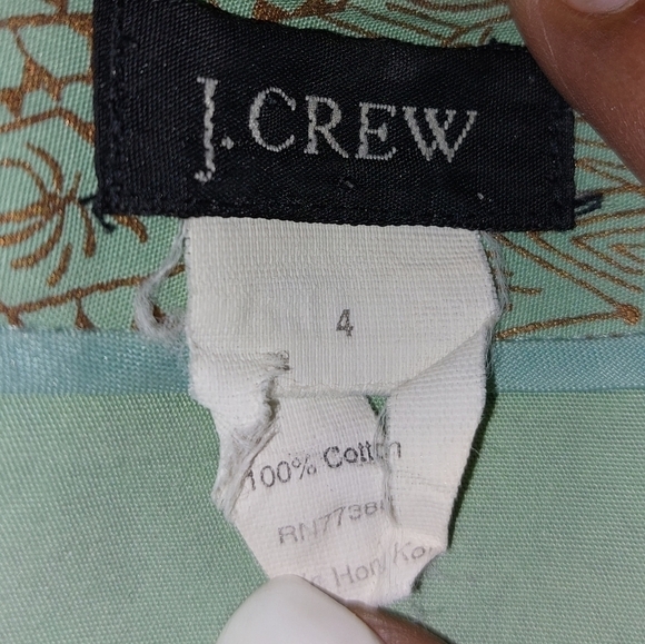J CREW LADIES MIDI COTTON SKIRT- 4 - Picture 6 of 6